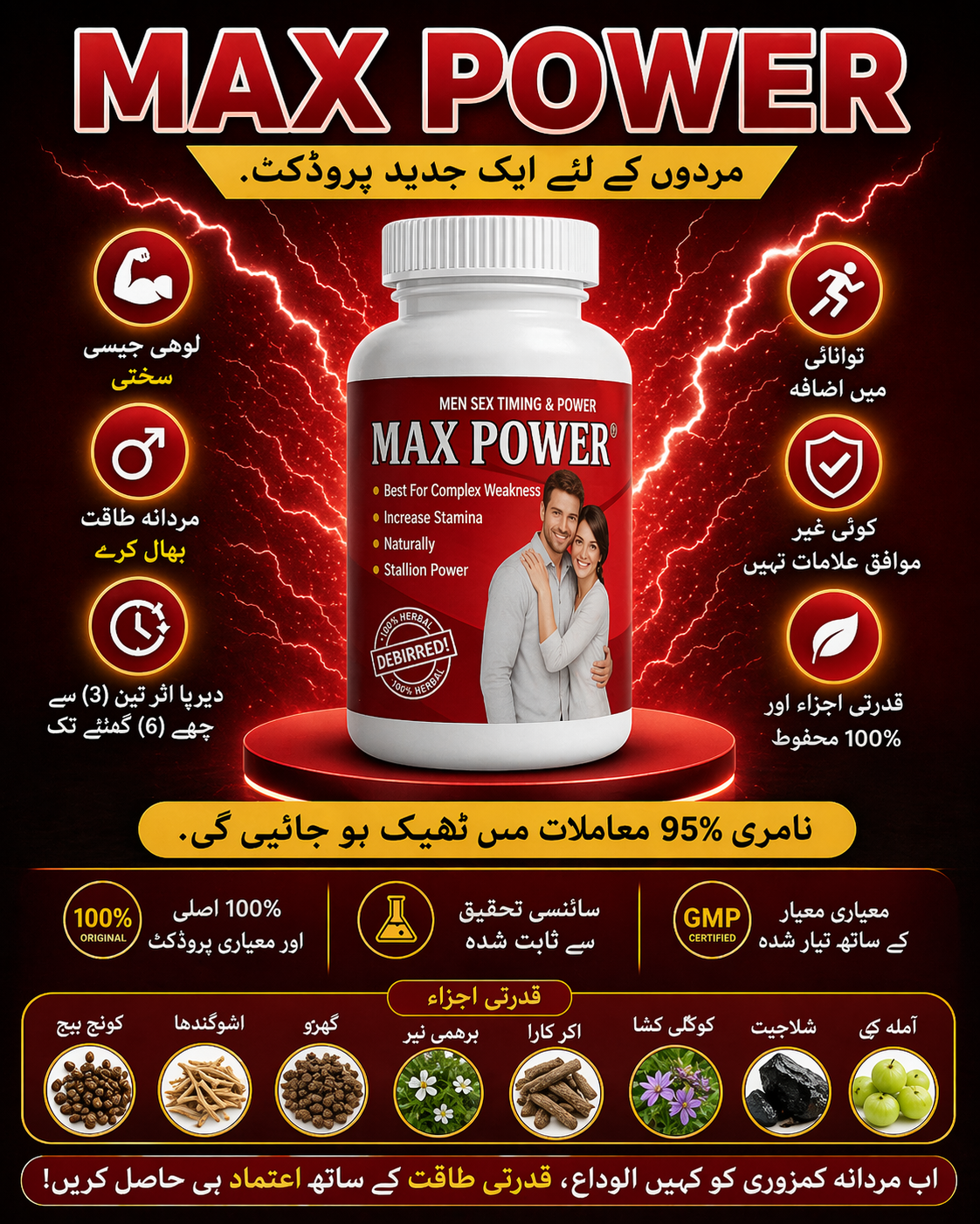 MAX POWER CAPSULE - NEW FORMULA 2026 USA IMPORTED
